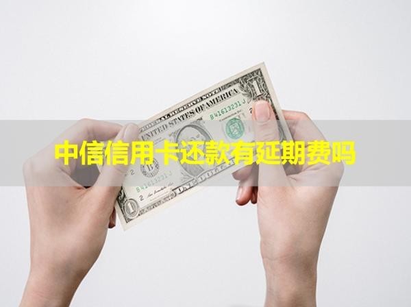 中信信用卡還款有延期費嗎？詳細(xì)說明