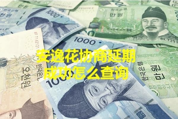 安逸花協(xié)商延期成功怎么查詢？三種方式