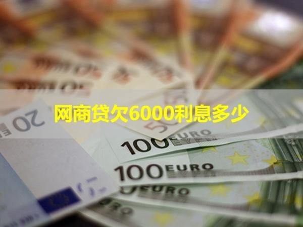 網(wǎng)商貸欠6000利息多少？詳情解析