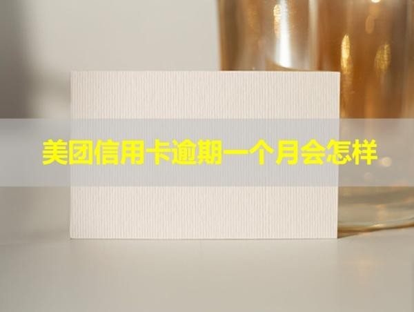 美團(tuán)信用卡逾期一個(gè)月會(huì)怎樣