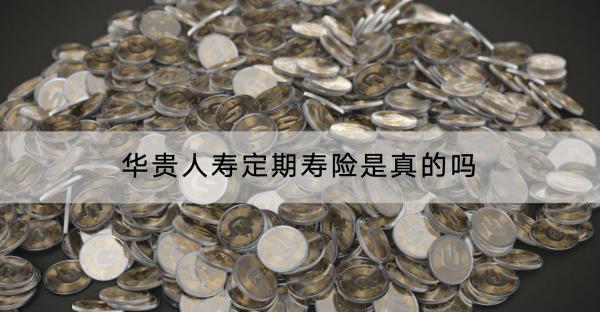 華貴人壽定期壽險是真的嗎？定期壽險好不好？