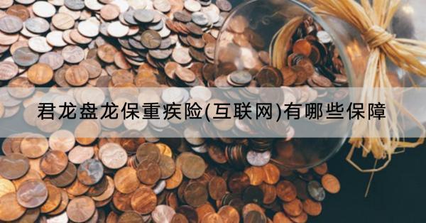 君龍盤(pán)龍保重疾險(xiǎn)(互聯(lián)網(wǎng))有哪些保障？有什么優(yōu)勢(shì)？