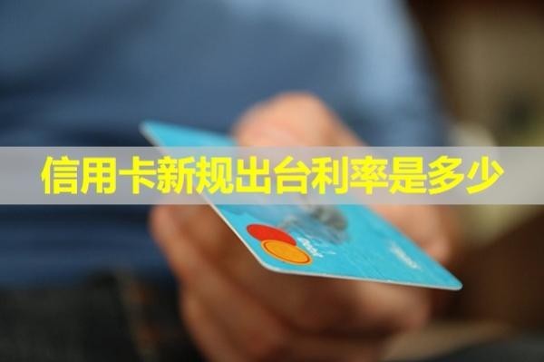 信用卡新規(guī)出臺利率是多少？看完就知道