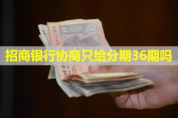招商銀行協(xié)商只給分期36期