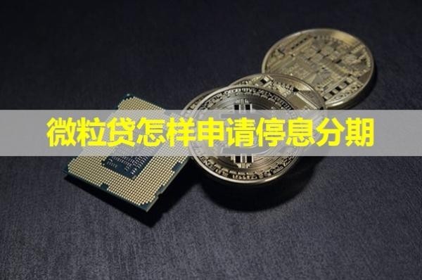 微粒貸怎樣申請停息分期？詳細(xì)流程