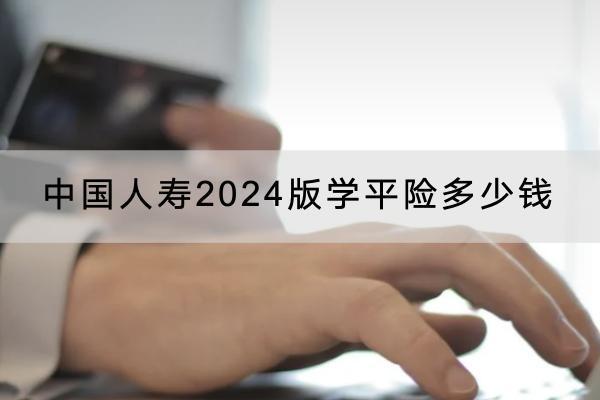 中國人壽2024版學(xué)平險多少錢？怎么購買？