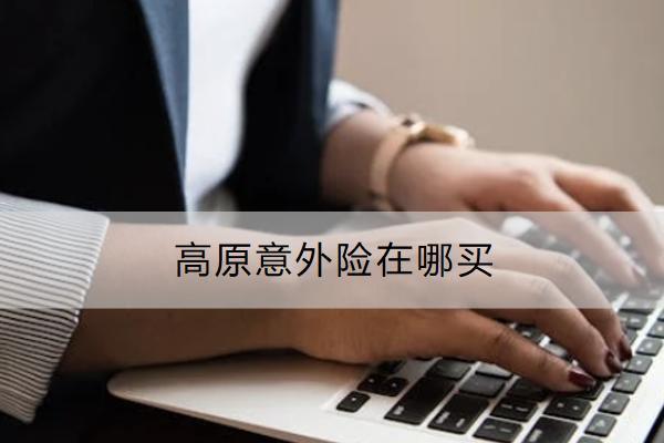 高原意外險在哪買？一年多少錢？
