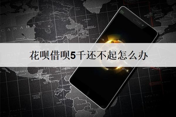 花唄借唄5千還不起怎么辦？還不起的后果是什么？