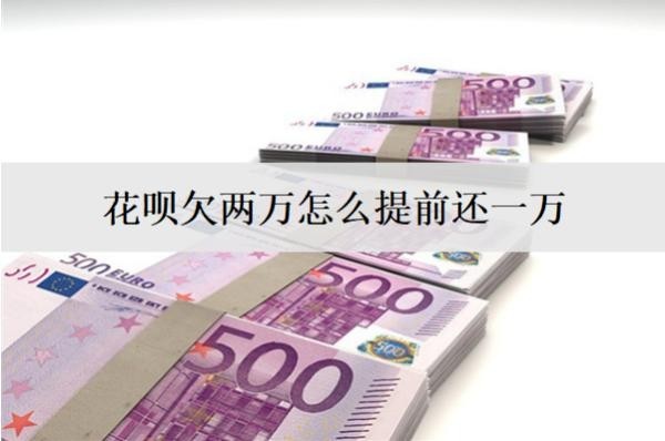 花唄欠兩萬(wàn)怎么提前還一萬(wàn)？花唄提前還款流程分析