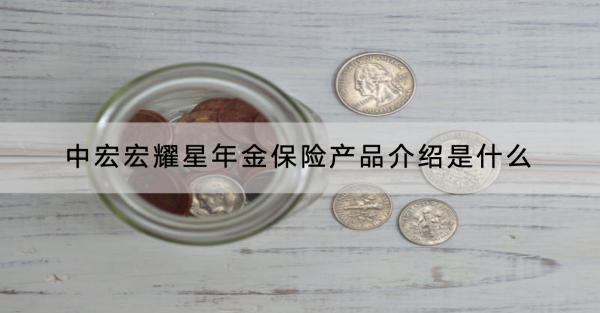 中宏宏耀星年金保險(xiǎn)產(chǎn)品介紹是什么？收益怎樣？