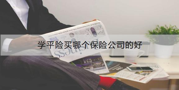 學(xué)平險(xiǎn)買哪個(gè)保險(xiǎn)公司的好？怎么購(gòu)買？