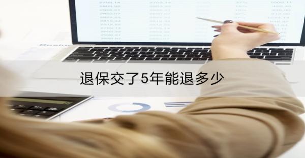 退保交了5年能退多少？幾天可以到賬？