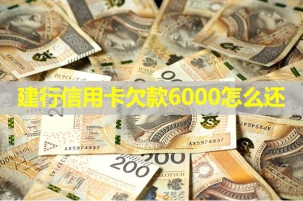 建行信用卡欠款6000怎么還？詳細(xì)說明