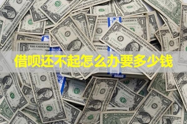 借唄還不起怎么辦要多少錢？詳細說明