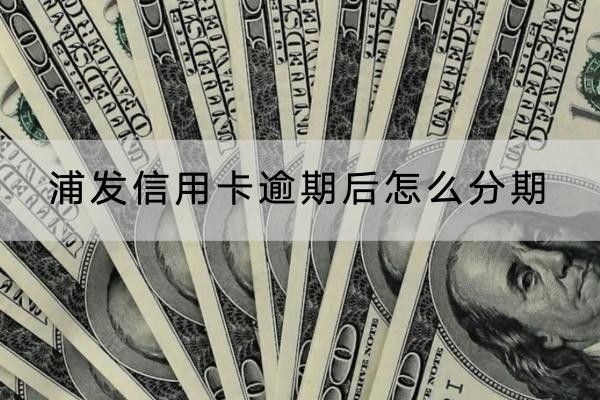 浦發(fā)信用卡逾期后怎么分期？分期流程分享