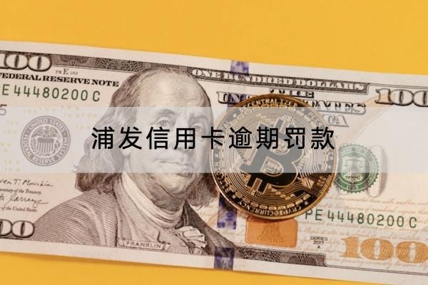 浦發(fā)信用卡逾期罰款怎么收？