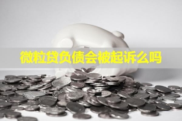 微粒貸負(fù)債會(huì)被起訴么嗎？