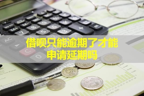 借唄只能逾期了才能申請(qǐng)延期嗎？