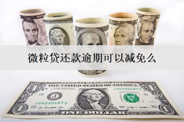 微粒貸還款逾期可以減免么？減免原因是什么？