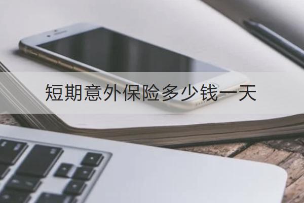 短期意外保險多少錢一天？怎么買？