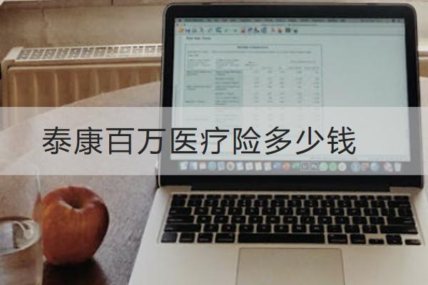 泰康百萬醫(yī)療險多少錢？怎么買？