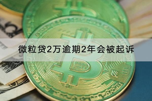 微粒貸2萬逾期2年會被起訴是真的嗎？這些后果要知道