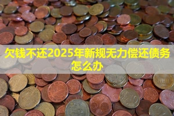 欠錢不還2025年新規(guī)無力償還債務(wù)怎么辦？