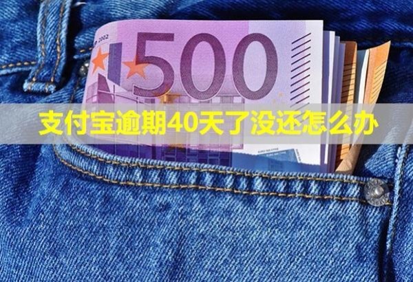 支付寶逾期40天了沒還怎么辦？