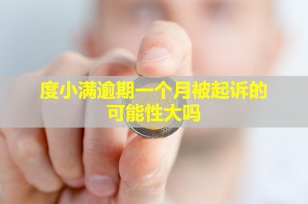 度小滿逾期一個(gè)月被起訴的可能性