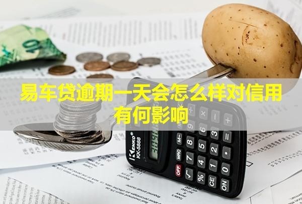 易車貸逾期一天會怎么樣對信用有何影響？