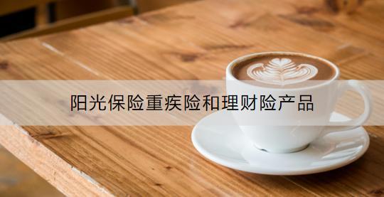 陽光保險(xiǎn)重疾險(xiǎn)和理財(cái)險(xiǎn)產(chǎn)品