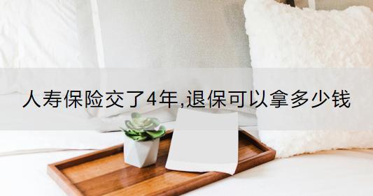 人壽保險交了4年,退?？梢阅枚嗌馘X？退保流程是什么？