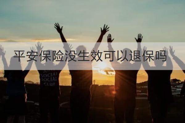 平安保險(xiǎn)沒生效可以退保嗎？退保流程是怎樣的？