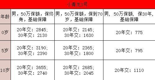 君龍人壽小青龍3號重疾險怎么樣？保費(fèi)多少？