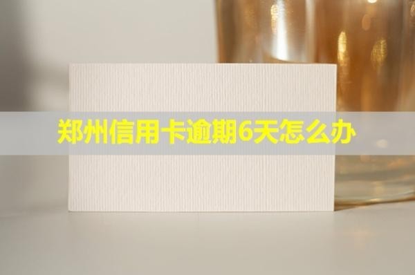 鄭州信用卡逾期6天怎么辦？還了還能刷出來(lái)嗎？