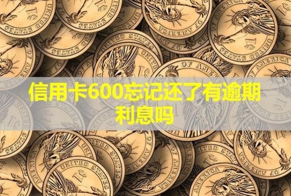 信用卡600忘記還了有逾期利息嗎？逾期一個(gè)月會(huì)怎么樣？