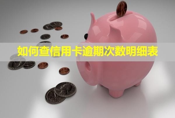 如何查信用卡逾期次數(shù)明細(xì)表？逾期次數(shù)多有什么影響？