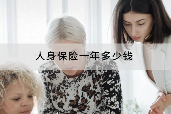 人身保險(xiǎn)一年多少錢