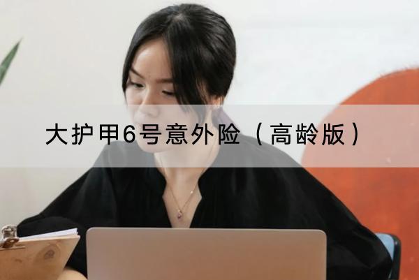 大護(hù)甲6號(hào)意外險(xiǎn)（高齡版）