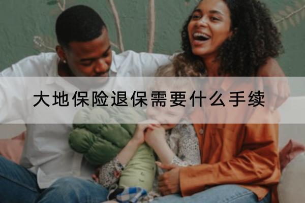 大地保險(xiǎn)退保需要什么手續(xù)？能退全款嗎？