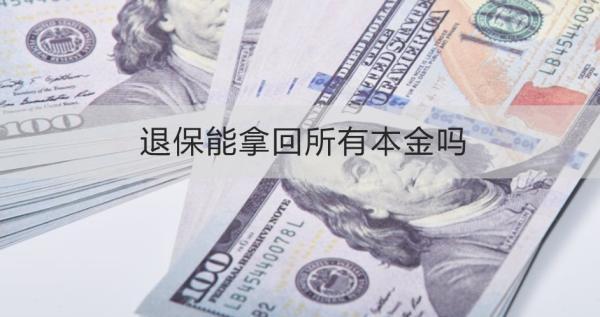 退保能拿回所有本金嗎