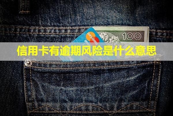 信用卡有逾期風(fēng)險(xiǎn)是什么意思？記錄怎么清除？