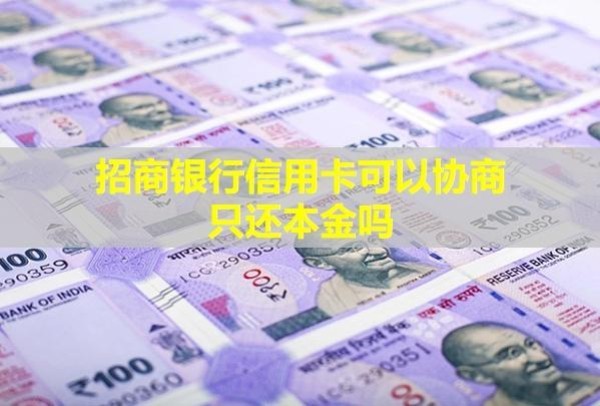 招商銀行信用卡可以協(xié)商只還本金嗎？逾期多久起訴？