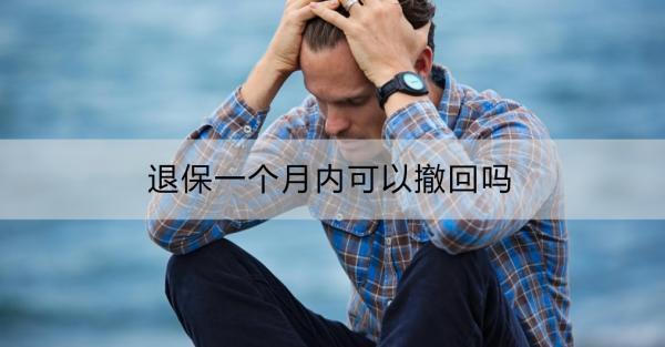 退保一個(gè)月內(nèi)可以撤回嗎？退保會(huì)帶來(lái)哪些影響？