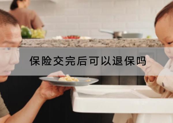 保險(xiǎn)交完后可以退保嗎