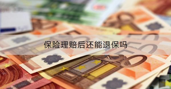 保險(xiǎn)理賠后還能退保嗎？退保流程是什么？