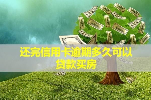 還完信用卡逾期多久可以貸款買房？