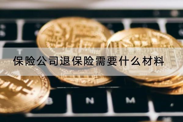 保險(xiǎn)公司退保險(xiǎn)需要什么材料？在哪里退？