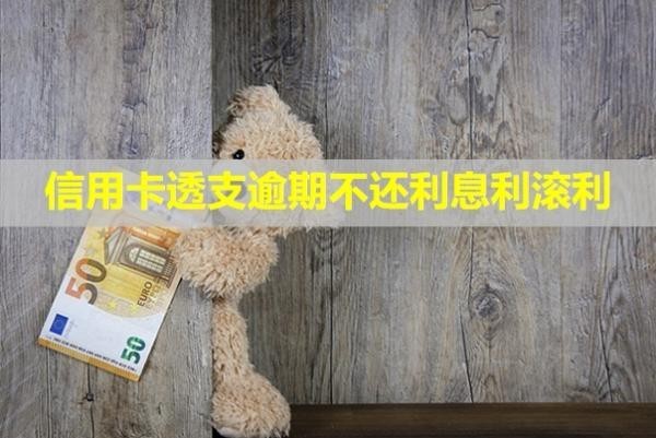 信用卡透支逾期不還利息利滾利？后果是什么？