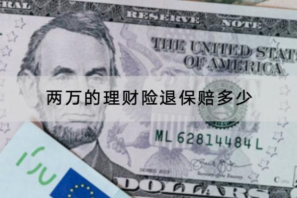 兩萬(wàn)的理財(cái)險(xiǎn)退保賠多少？退保怎么退？